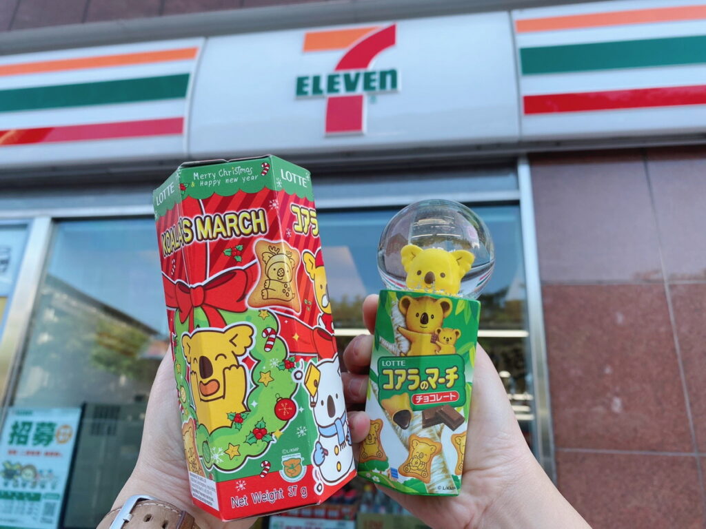 攻佔版面多年的韓國樂天小熊聖誕限定水晶球