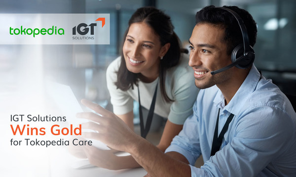 IGT Solutions 為 Tokopedia Care 勇奪金獎