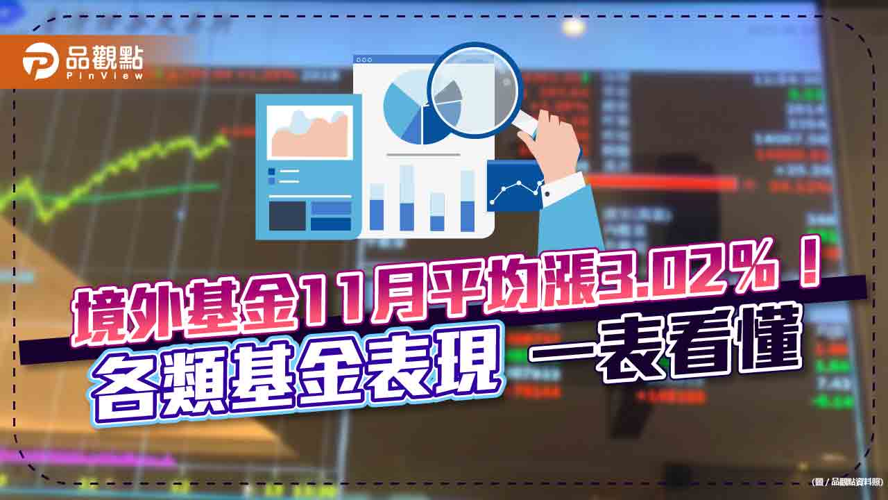 境外基金11月一吐怨氣!平均上漲3.02% 這幾類表現最猛