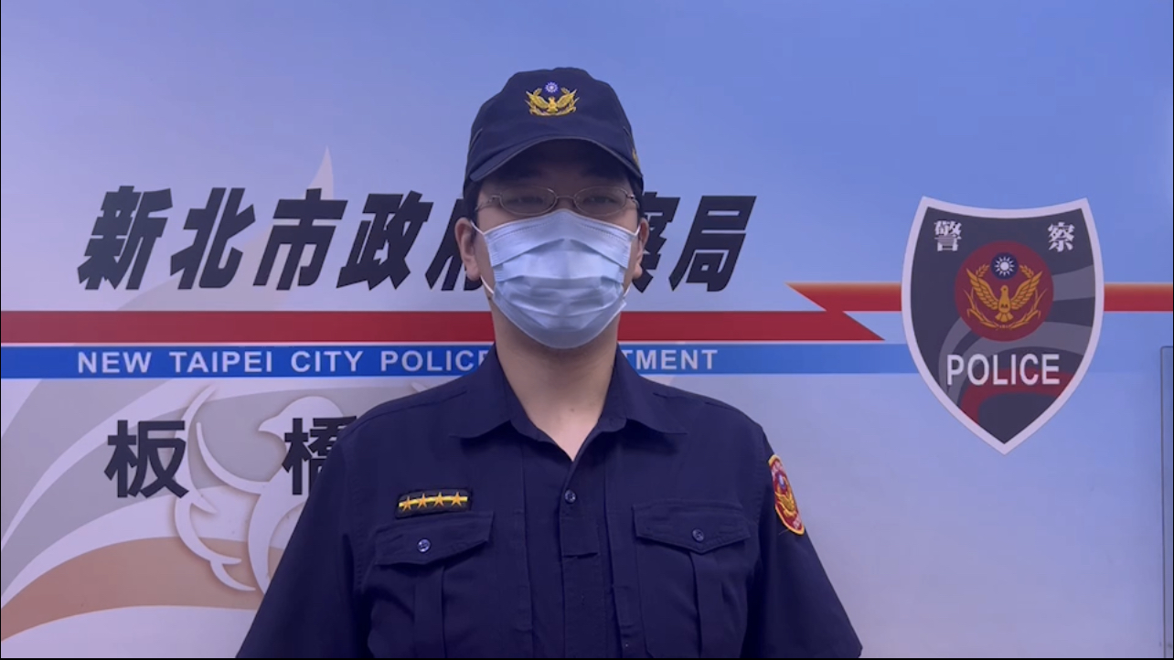 板橋後埔所副所長黃文星說明案發經過。(記者戴昱弘翻攝)