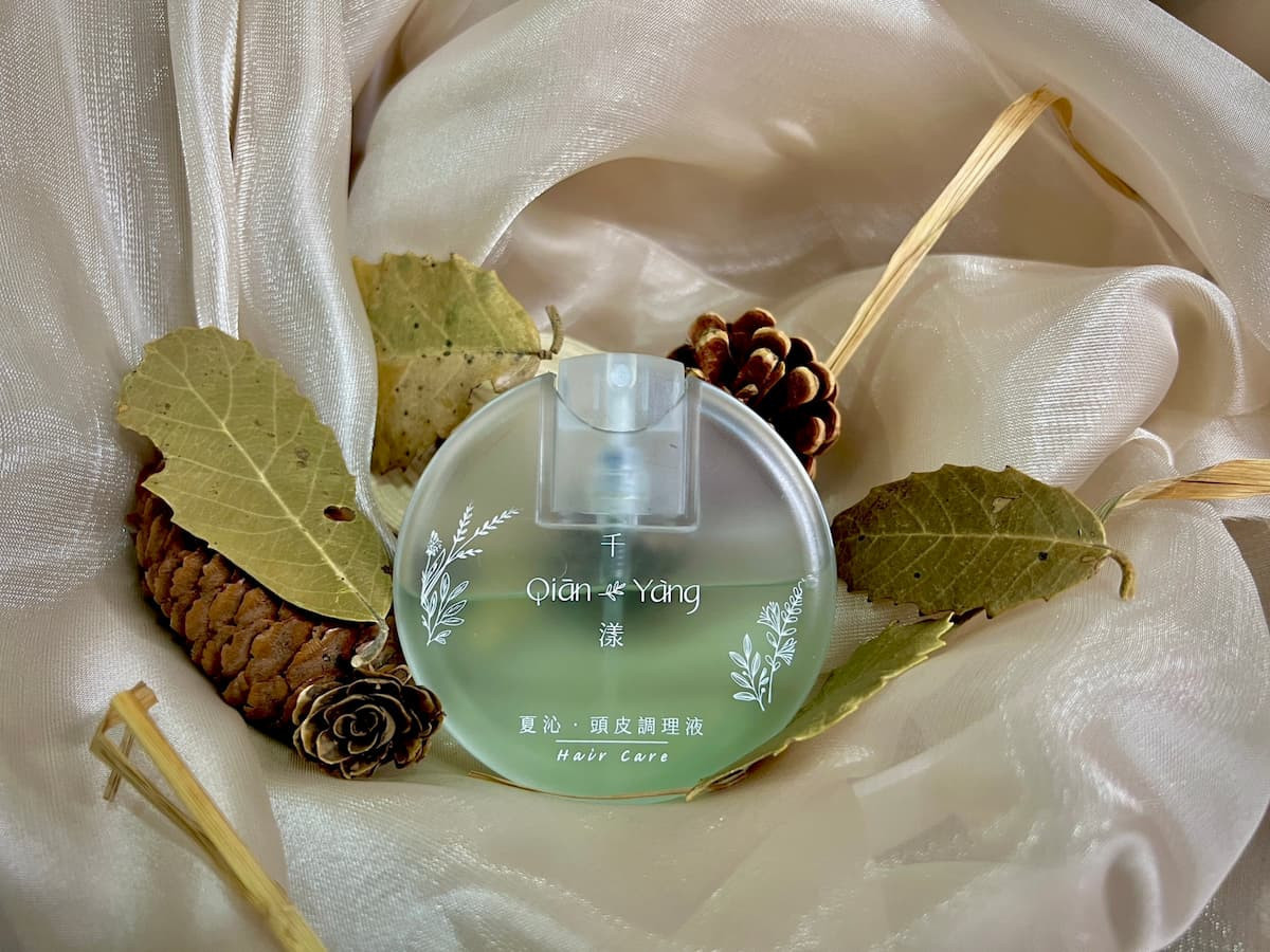 夏沁頭皮調理液,植萃草本配方,從根本解決頭皮問題。(圖/千漾 Qian yang)