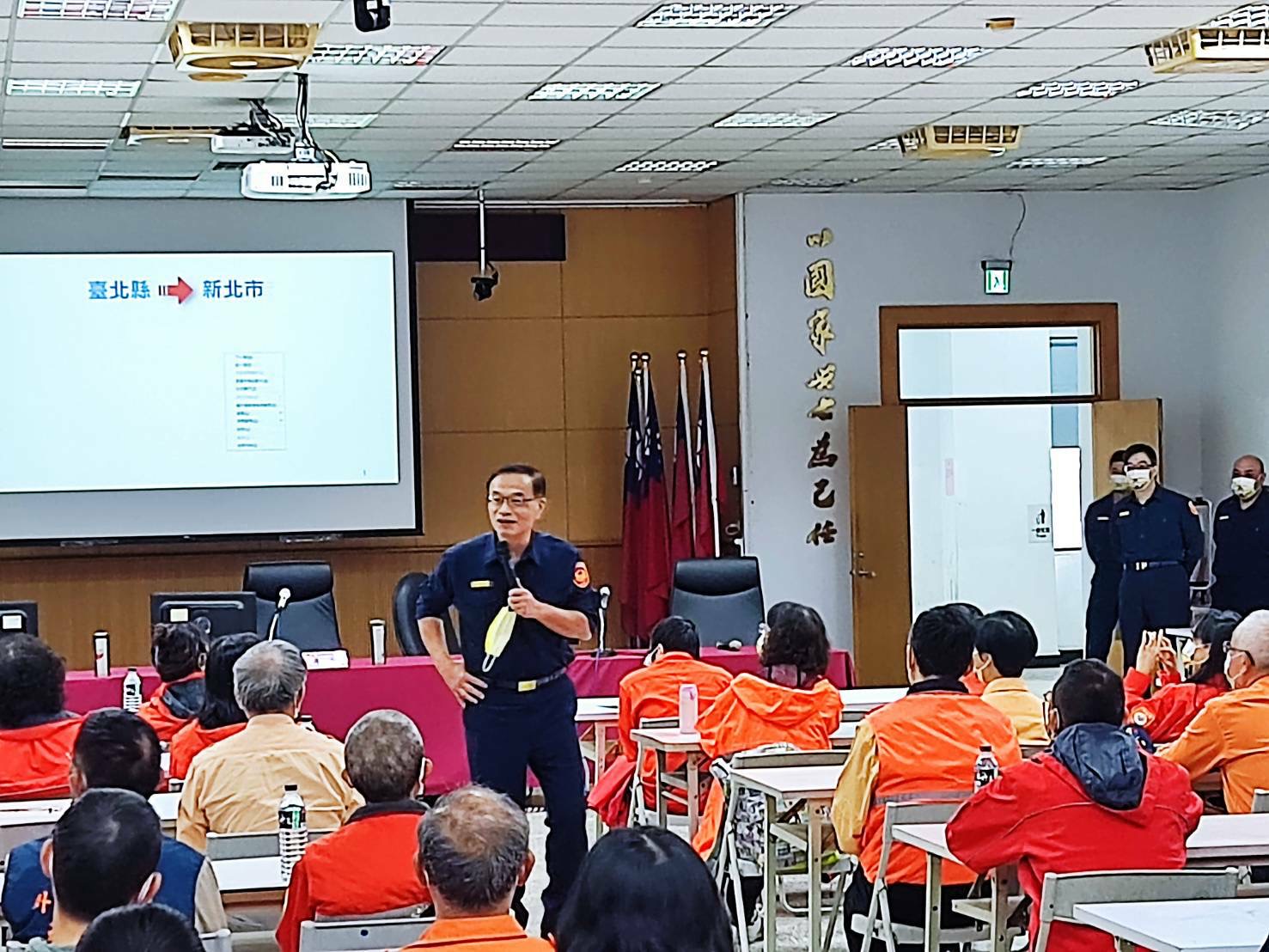黃宗仁局長表示新北警治安決心不容挑釁,一定持續加強打詐,剷除惡質詐騙犯罪集團。(記者徐煜勝翻攝)