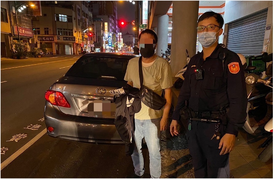 ▲繼中派出所員警地毯式搜索,尋獲張男的愛車 (圖/台中市警察局 提供)