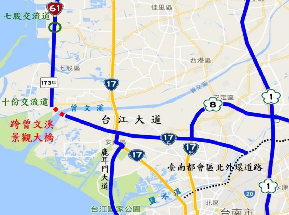 路網建設最後一塊拼圖 台南曾文溪大橋新建工程開工 50 20222120434