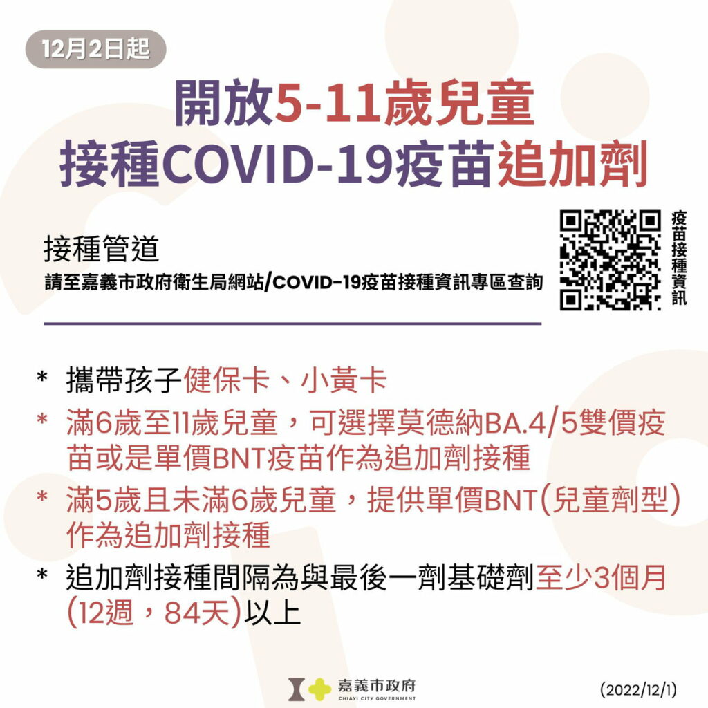 5-11歲追加劑v6