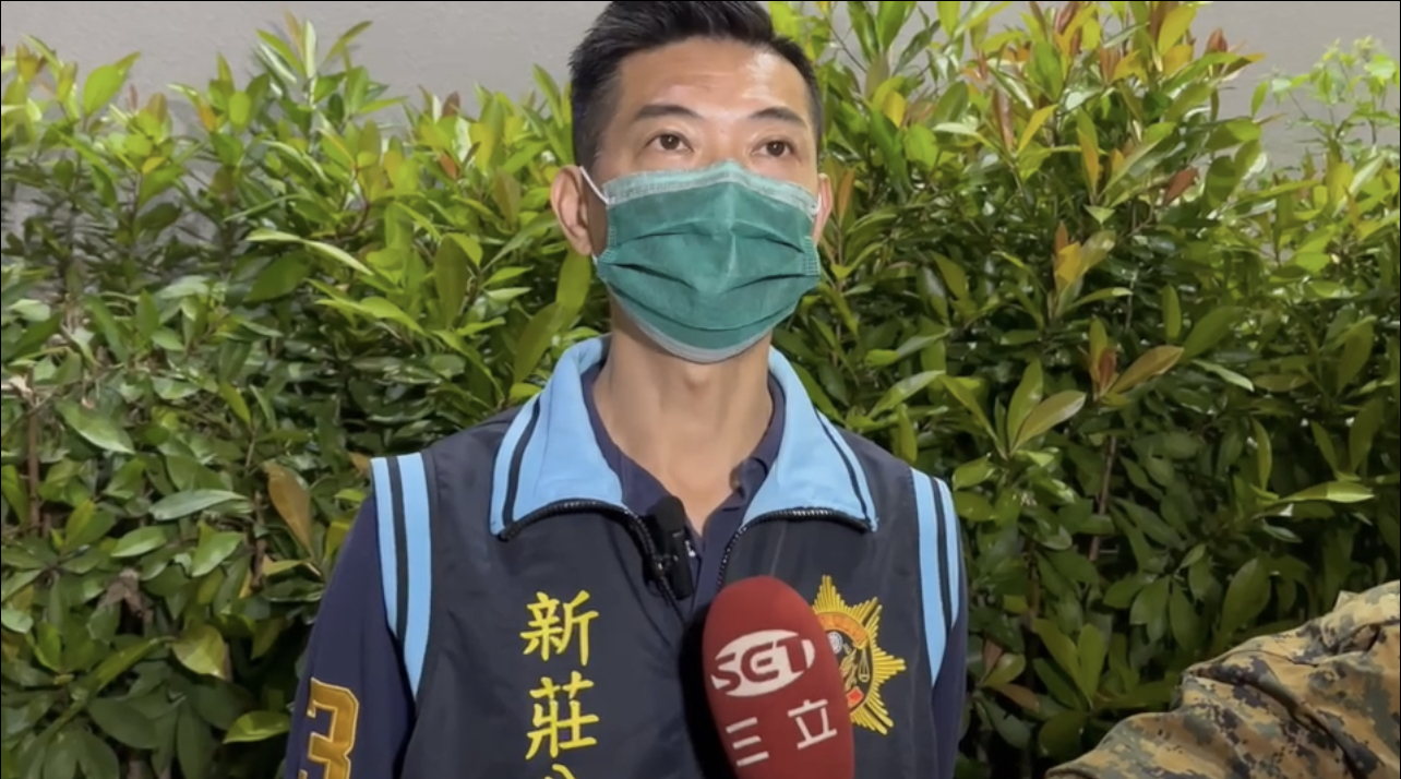 新莊分局偵查隊長徐子胤說明案情。(記者戴昱弘翻攝)