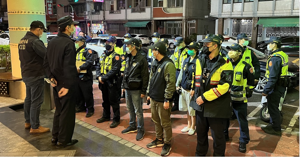 ▲苗警「打擊黑幫威力掃蕩專案行動」勤前教育        (圖/苗栗縣警察局 提供)