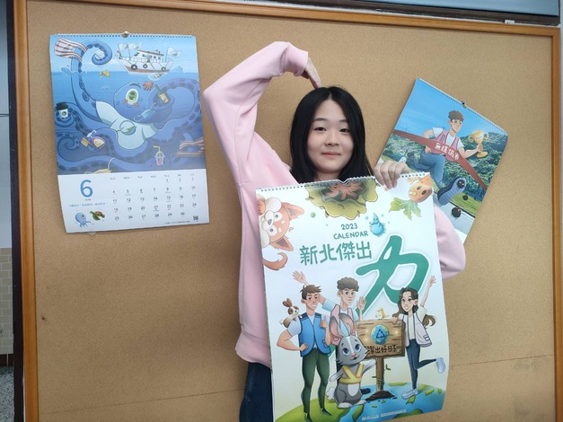 汪靖璇同學表示對於最後創作出來的成果相當滿意.jpg