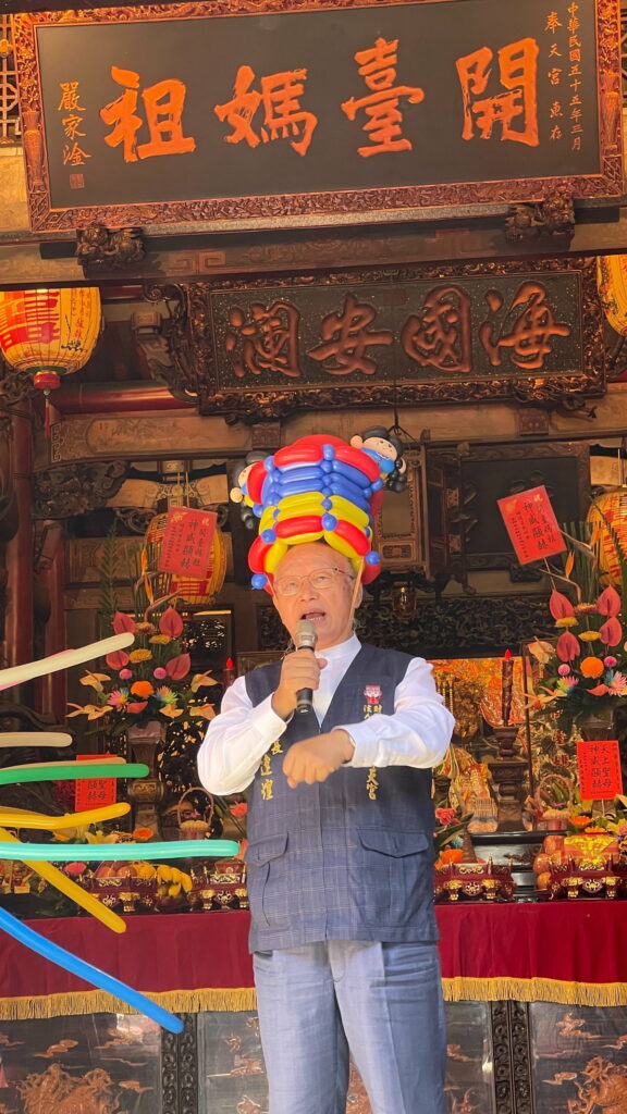 奉天宮董事長何達煌,邀請社會各界蒞臨星期六踩街盛會!