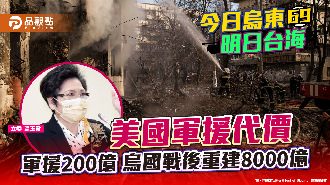 立委溫玉霞提醒:烏克蘭戰後重建費用是軍援的40倍 | 國際