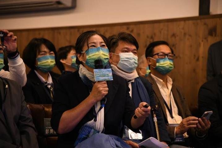 創意生活產業協盟鄭美淑會長園區介紹。(圖/中衛發展中心提供)