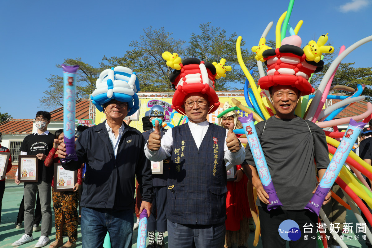 邁入第15年的「新港奉天宮國際媽祖文化節」， 今年首次在新港街面舉行藝術踩街／陳致愷翻攝