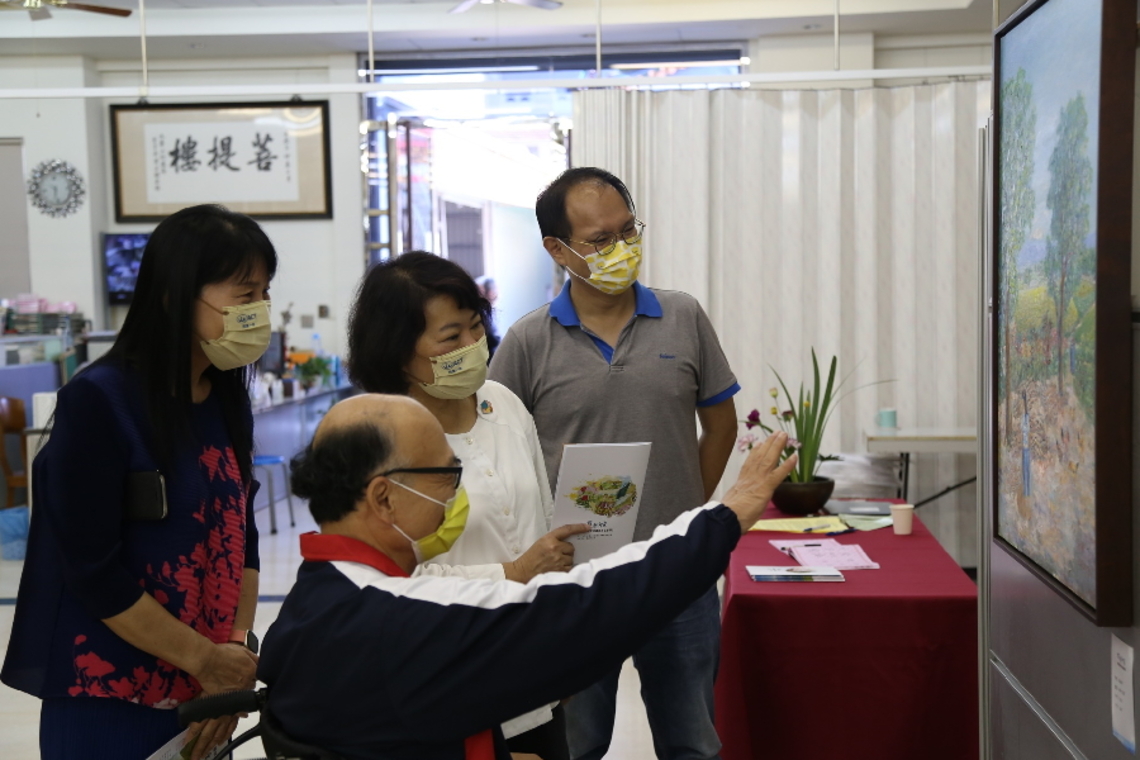 嘉義市脊髓損傷者協會 髓馨印象 脊髓損傷者油畫聯展 用畫傳遞生命的故事