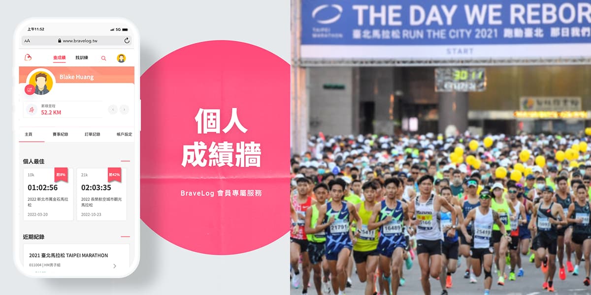 見證比賽留下美好紀錄 運動趣 BraveLog 更多賽事服務