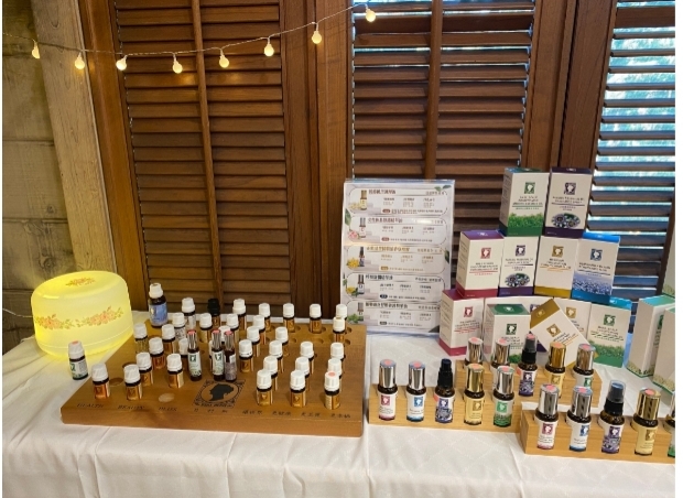 台灣貝利斯有限公司精油系列商品。(記者趙靜姸翻攝)