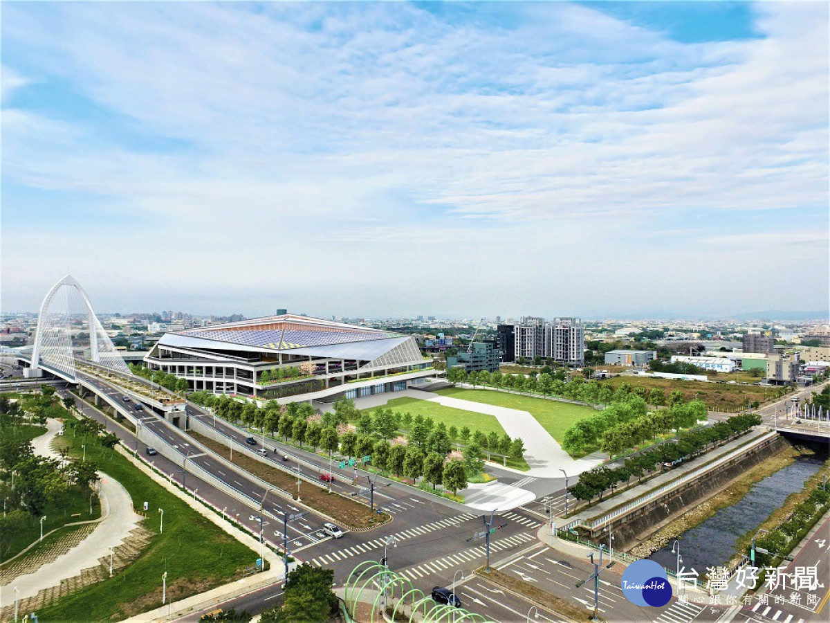 水湳轉運中心建築設計示意圖