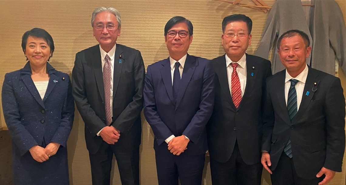 日本朋友齊歡聚 台日關係更有力 陳其邁會見日本友台團體聚焦經濟安全議題