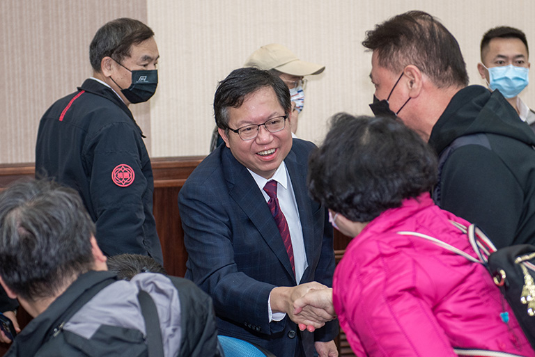▲第3屆里長職前工作講習，鄭文燦市長期許里長扮演橋樑助市府擴展服務至第一線。(圖/市府提供)