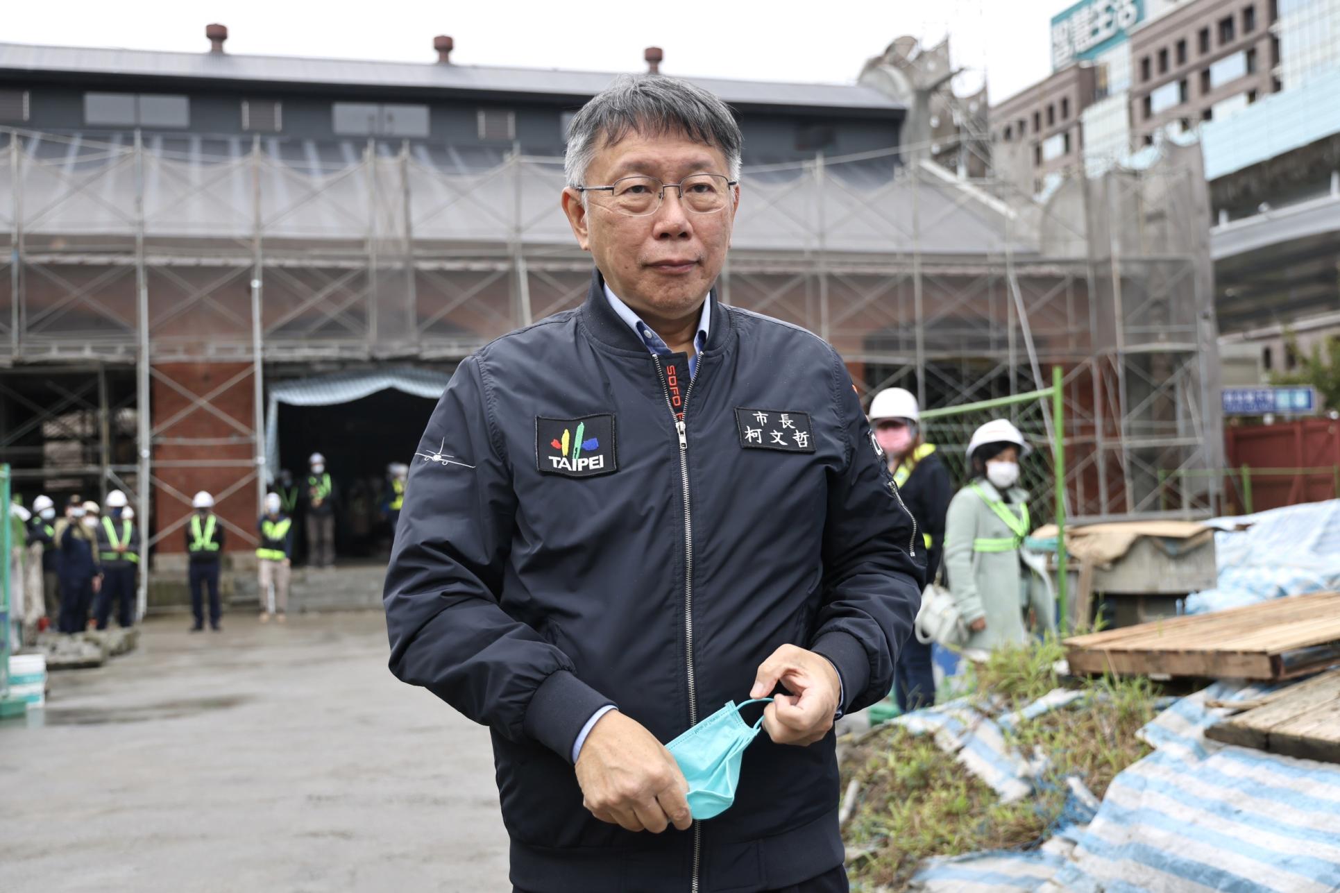 柯文哲14日證實為備戰2024年總統大選,已在籌備成立基金會。林啟弘攝