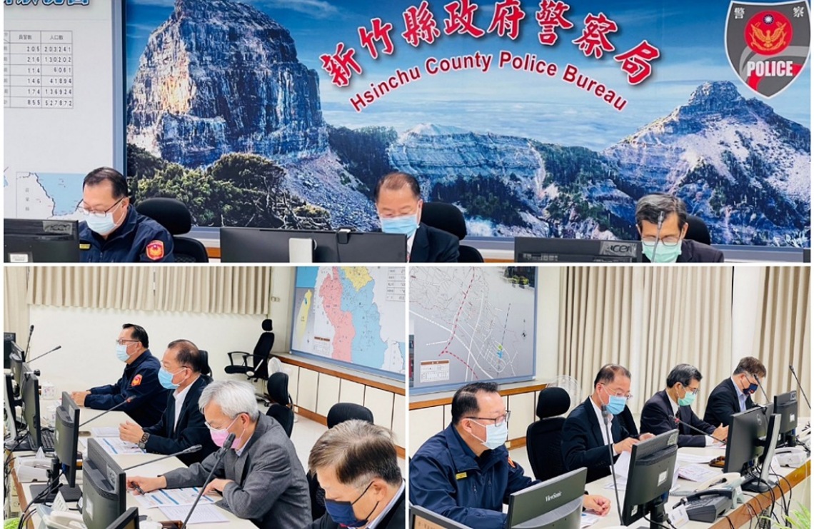 警政署長黃明昭蒞竹縣警局 視導掃黑及風紀工作