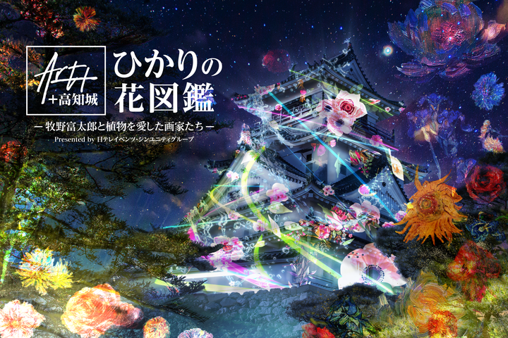 住宿送門票/2022年高知縣燦爛冬夜 「ART+ +高知城 光之花圖鑑」光雕秀快來揭秘9大亮點