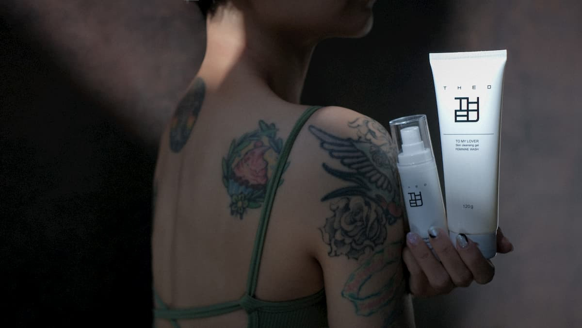 THE D打造純淨私密保養品,溫柔呵護帶來舒適潔淨。(圖/THE D)