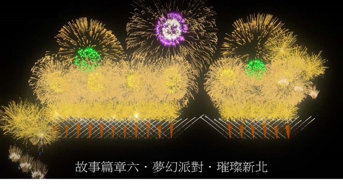 全臺最長煙火   12/31閃耀淡八夜空