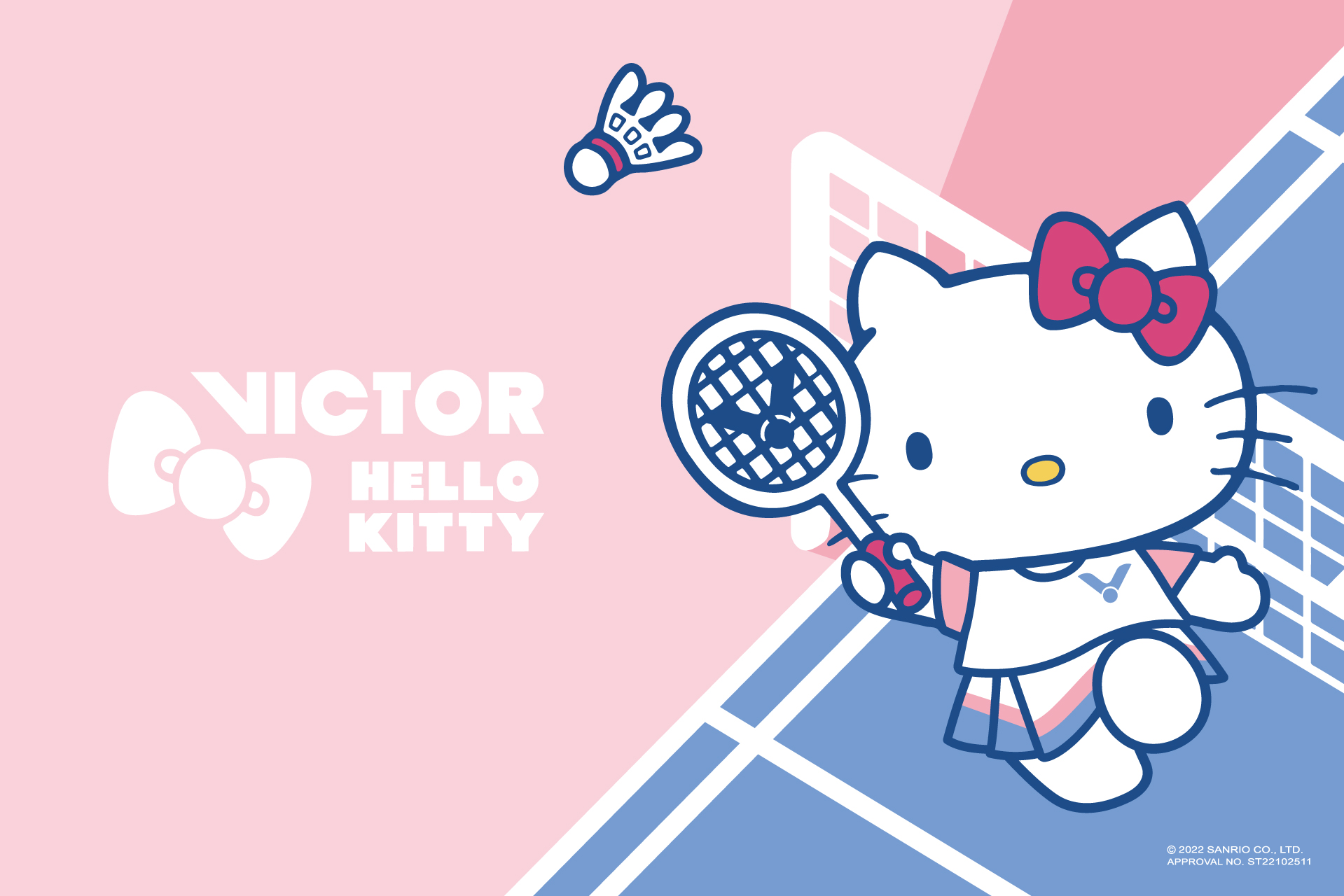 《羽球》VICTOR X HELLO KITTY聯名系列 耶誕季可愛運動風溫馨上市