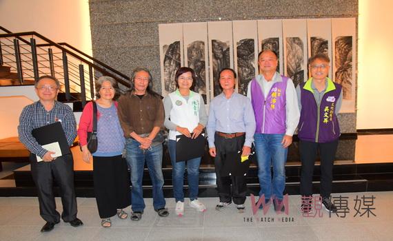 劉文隆迴鄉水墨書展 高深造詣領略黑山黑水的渾然大器