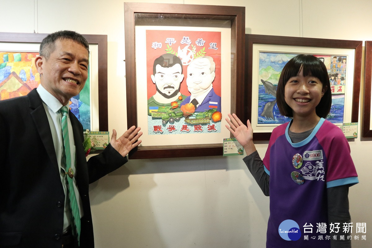 僑信美術班第25屆畢業成果展 作品呈現孩童豐富想像力及優異創造力