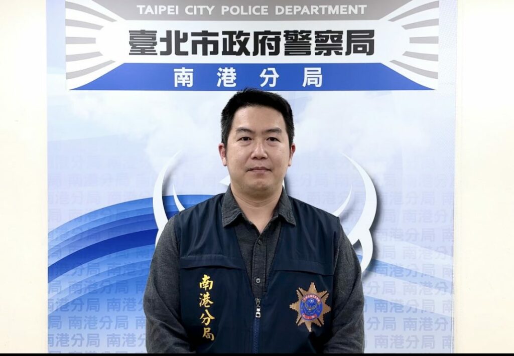 南港分局偵查隊長陳人嘉說明
