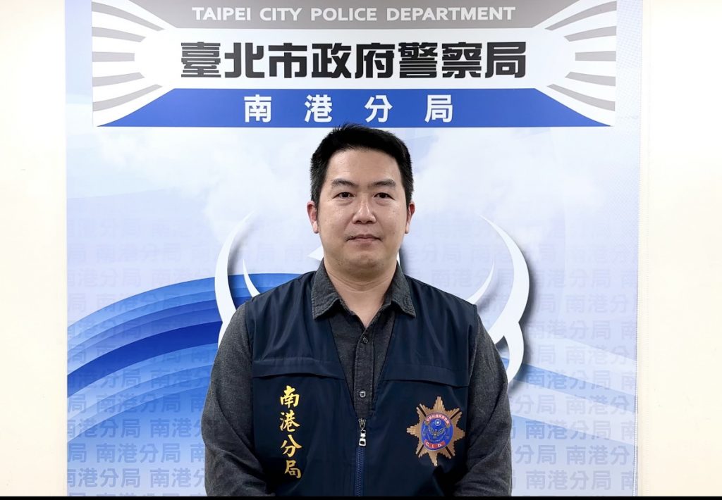 南港分局偵查隊長陳人嘉說明