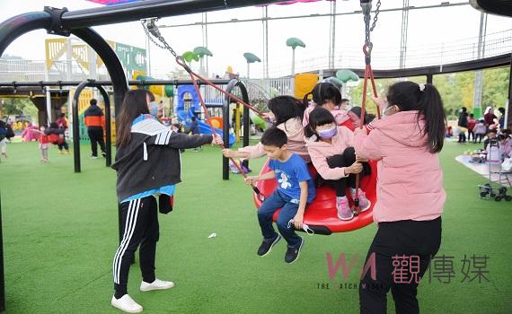 南投縣名間親子生態園區開園一週年 舉辦冬日野餐派對