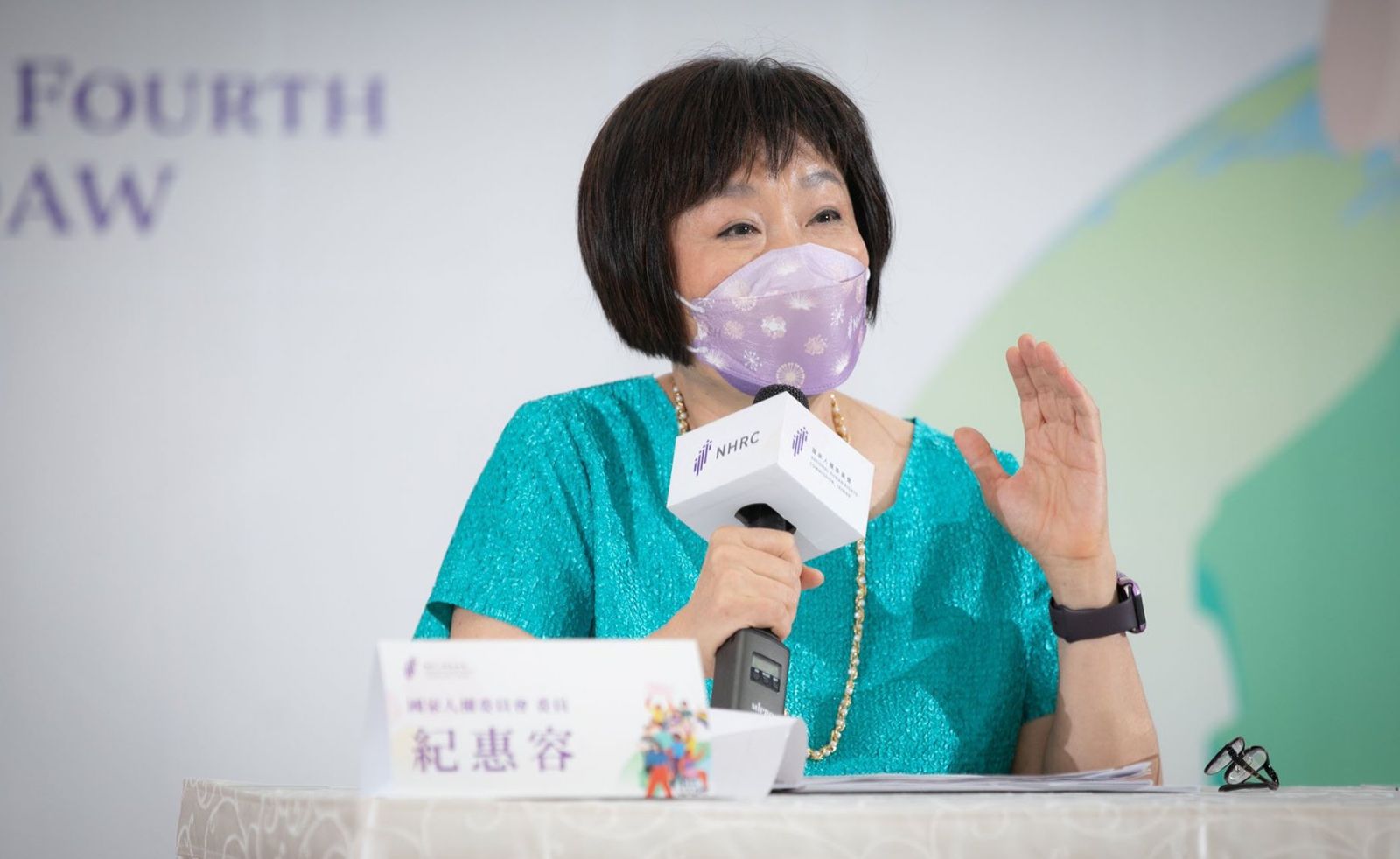 紀惠容指出CEDAW公約經四次審查仍有重複意見未能落實。翻攝國家人權會臉書