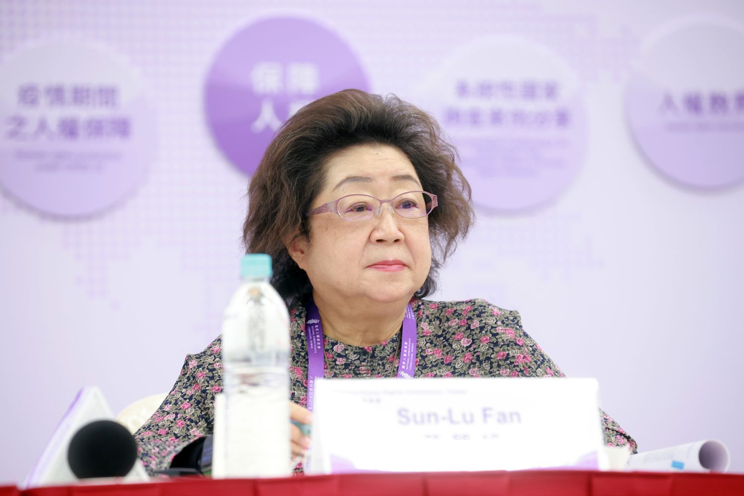 范巽綠盼人權實踐典範學校能帶動更多校園重視人權教育。翻攝國家人權會官網