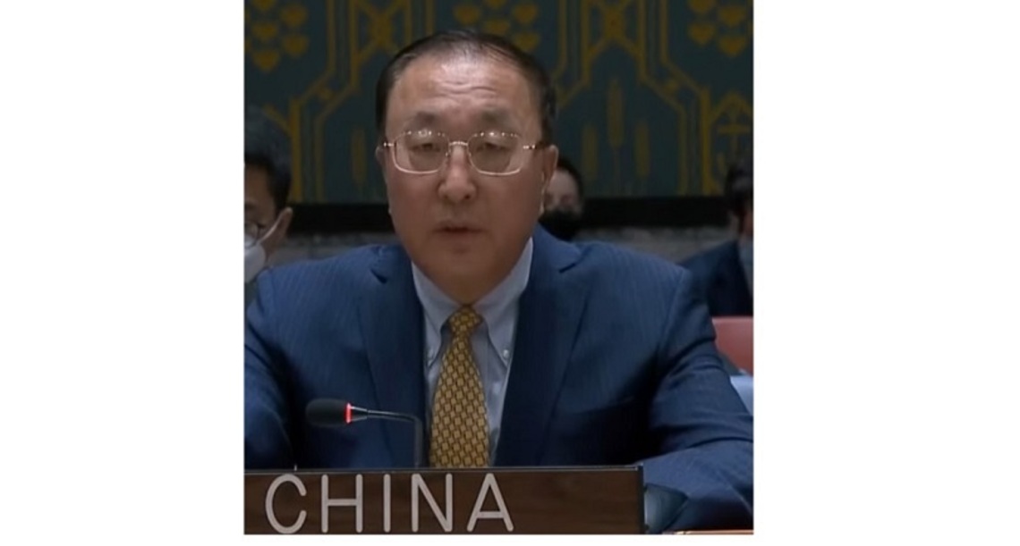 聯合國中國代表籲國際社會切實落實兩國方案