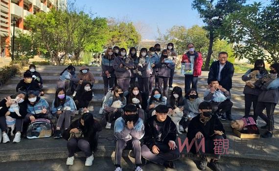 大成商工生命教育寵物日 學生開心帶寵物校園大集合
