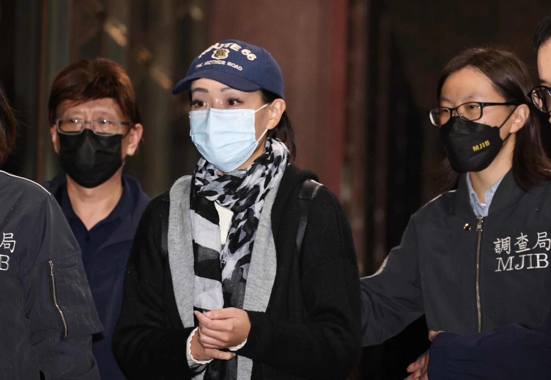 高虹安16日清晨以60萬元交保候傳。林啟弘攝