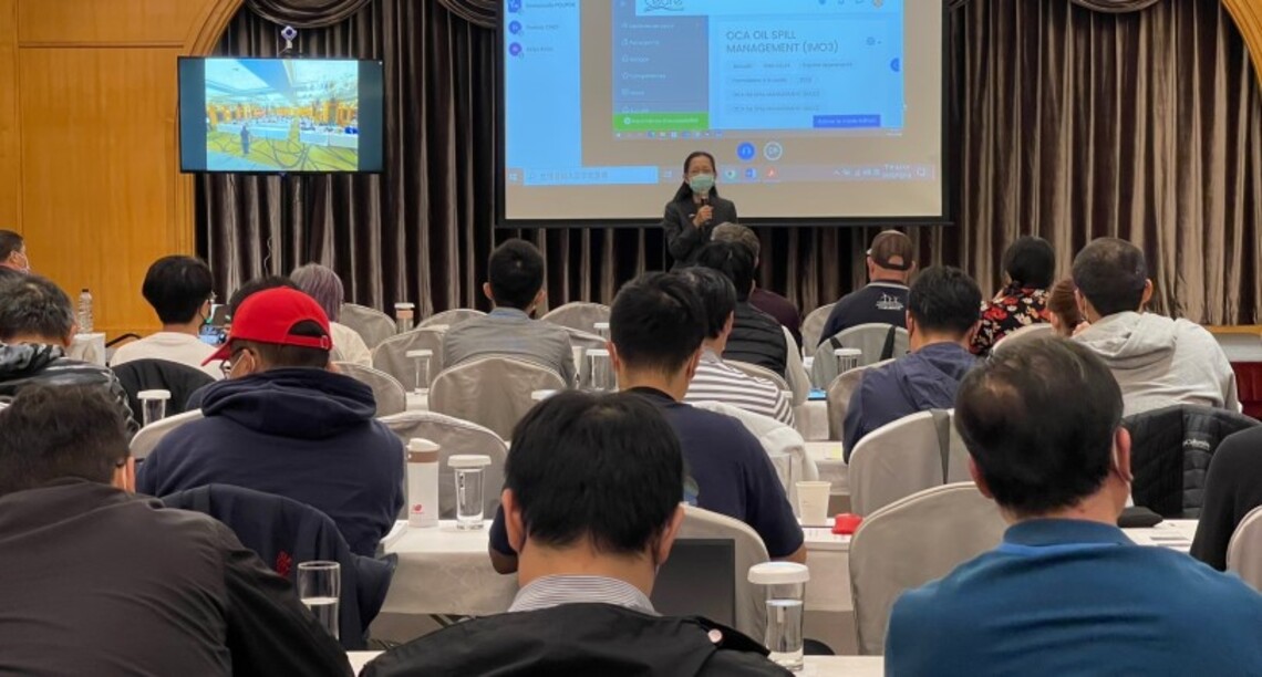 為強化海洋污染應變 海保署積極培訓國內緊急應變專業人力