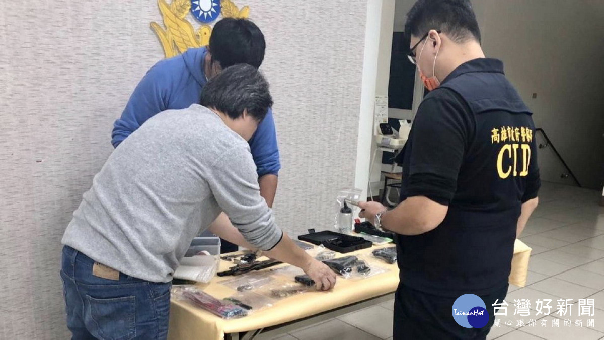▲南北警力聯手,共同破獲改造槍枝案。