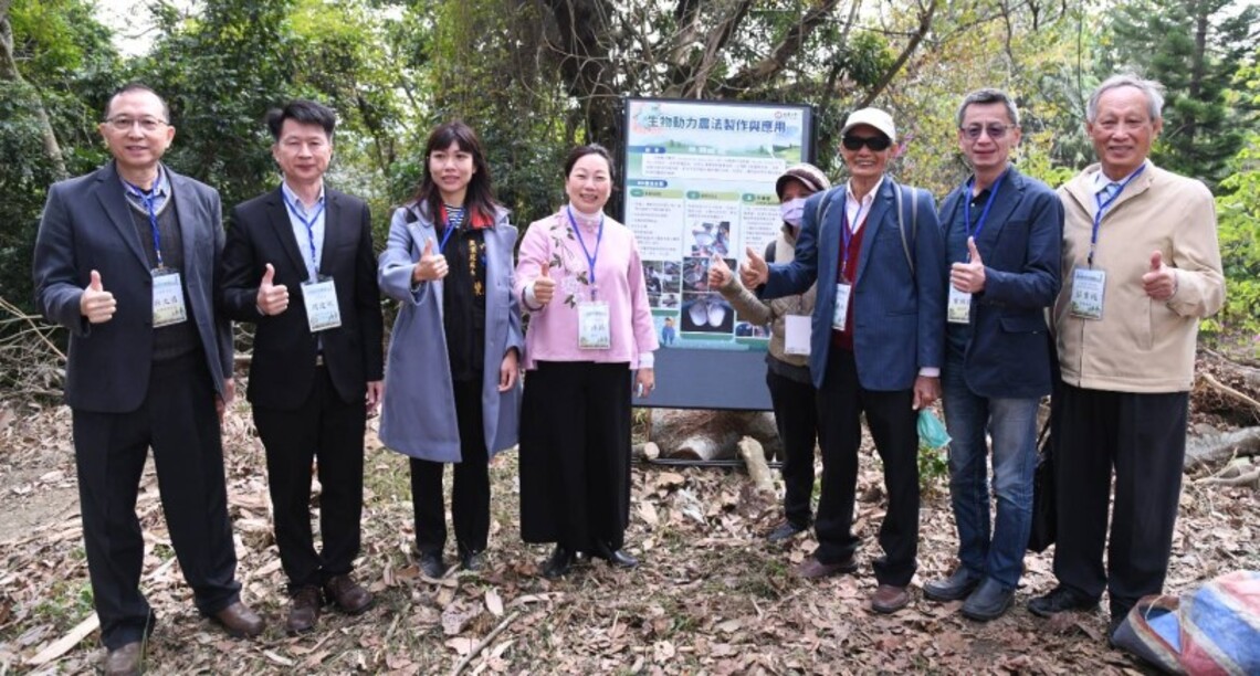 實踐永續花蓮 徐榛蔚率隊赴南華大學汲取有機農業及碳中和新知