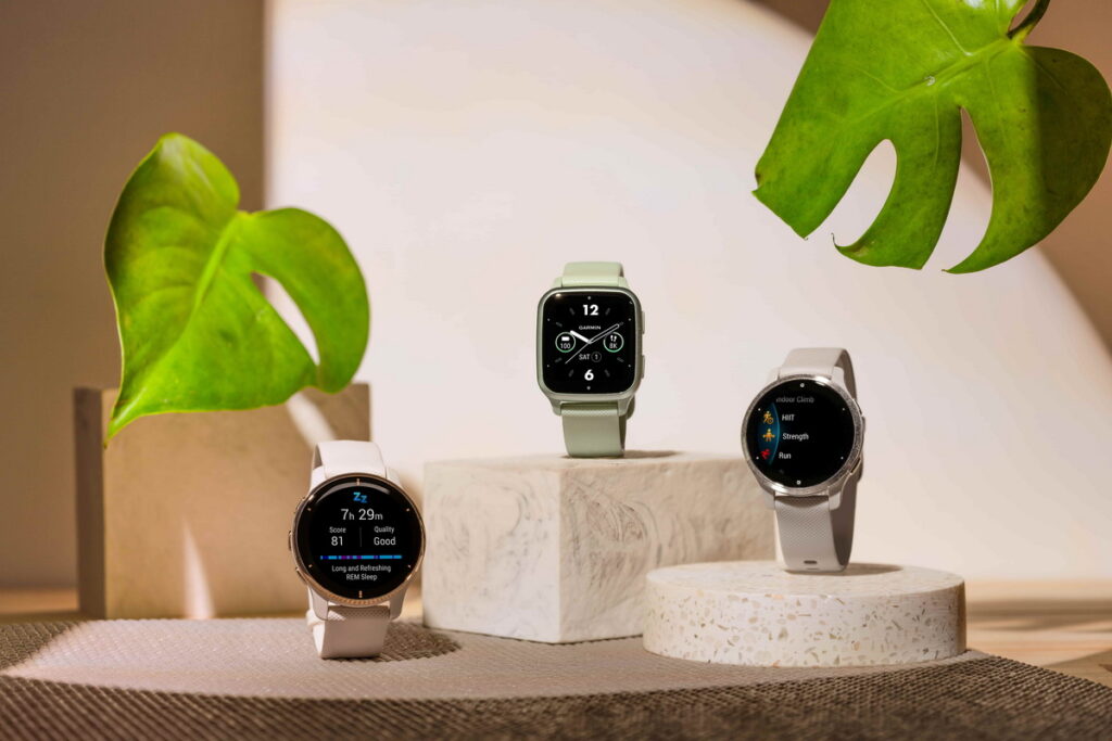 Give A Garmin推輕奢系Venu Sq 2 GPS智慧腕錶、健康生活教練Venu 2 Plus GPS智慧腕錶,支援多項健身訓練,怎麼練都時尚有型