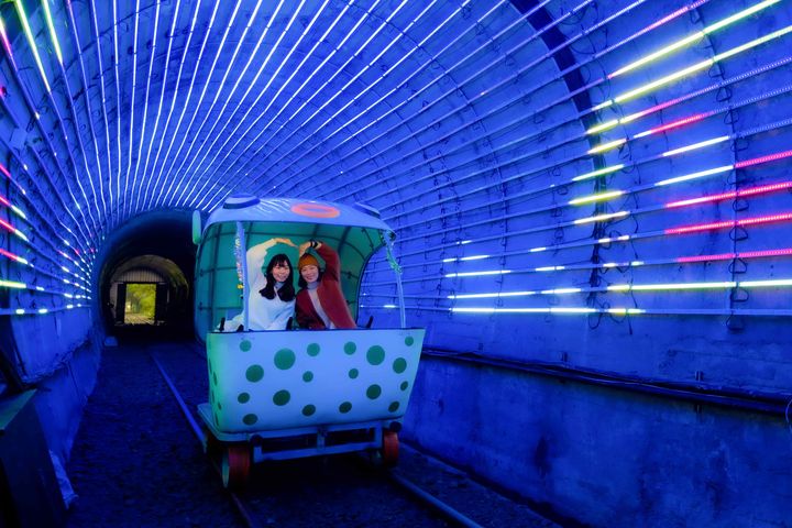 期間限定/深澳鐵道自行車 快閃聖誕趴光雕