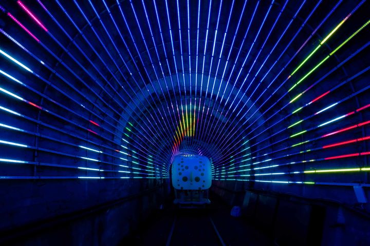 期間限定/深澳鐵道自行車 快閃聖誕趴光雕