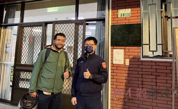 法籍遊客瑞里山區迷失歸途 竹崎警巧思錦囊協助順利返回