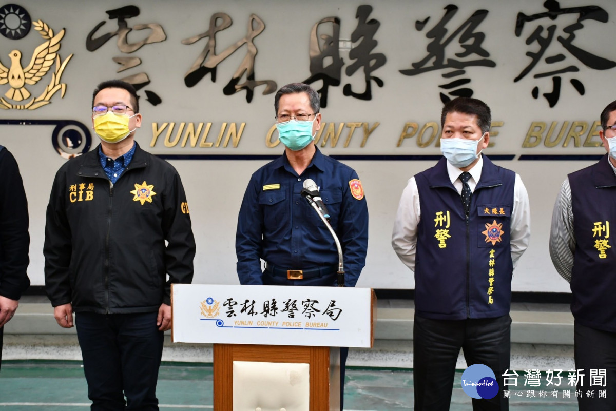 雲林縣警局長李謀旺呼籲,「黑幫零容忍」,警察局將持續實施威力掃蕩專案勤務,強化重要節日安全維護/李光揚翻攝