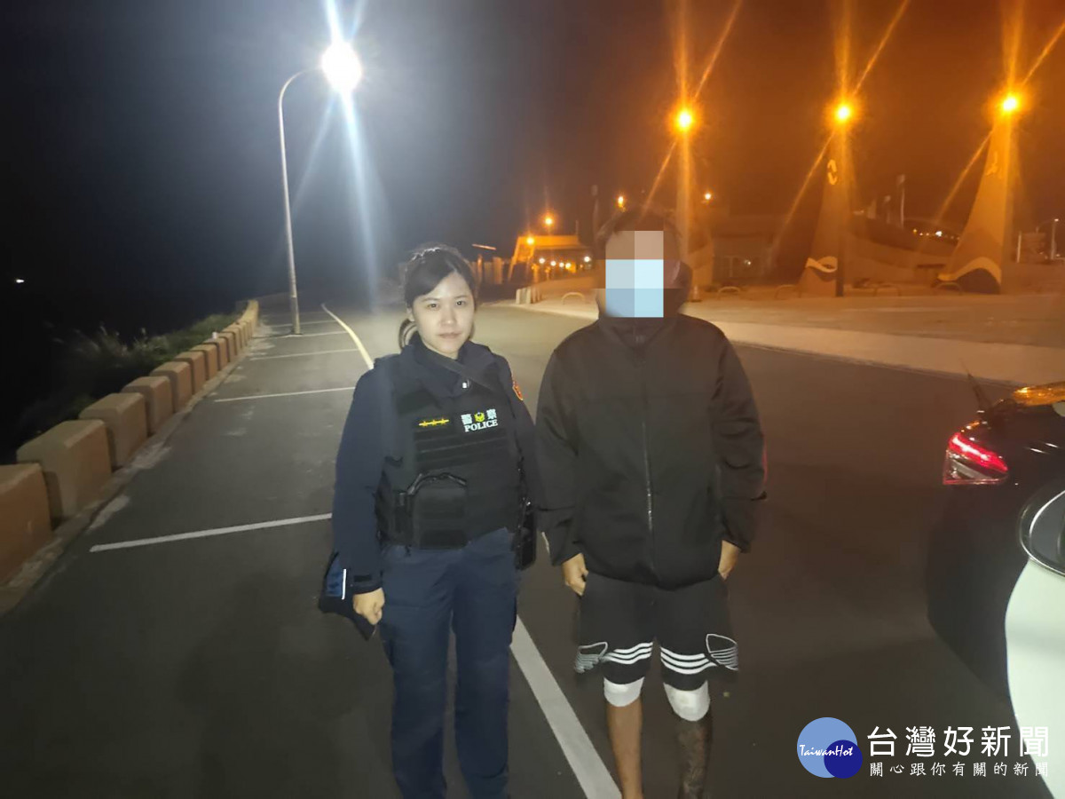 男子凌晨離家失去音訊，大園警調監視器迅速尋獲。