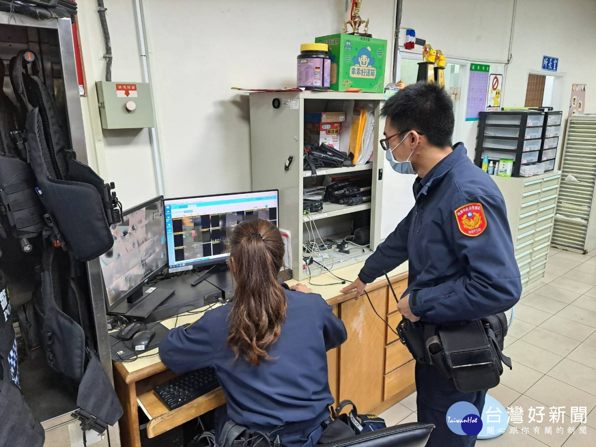 男子凌晨離家失去音訊,大園警調監視器迅速尋獲。