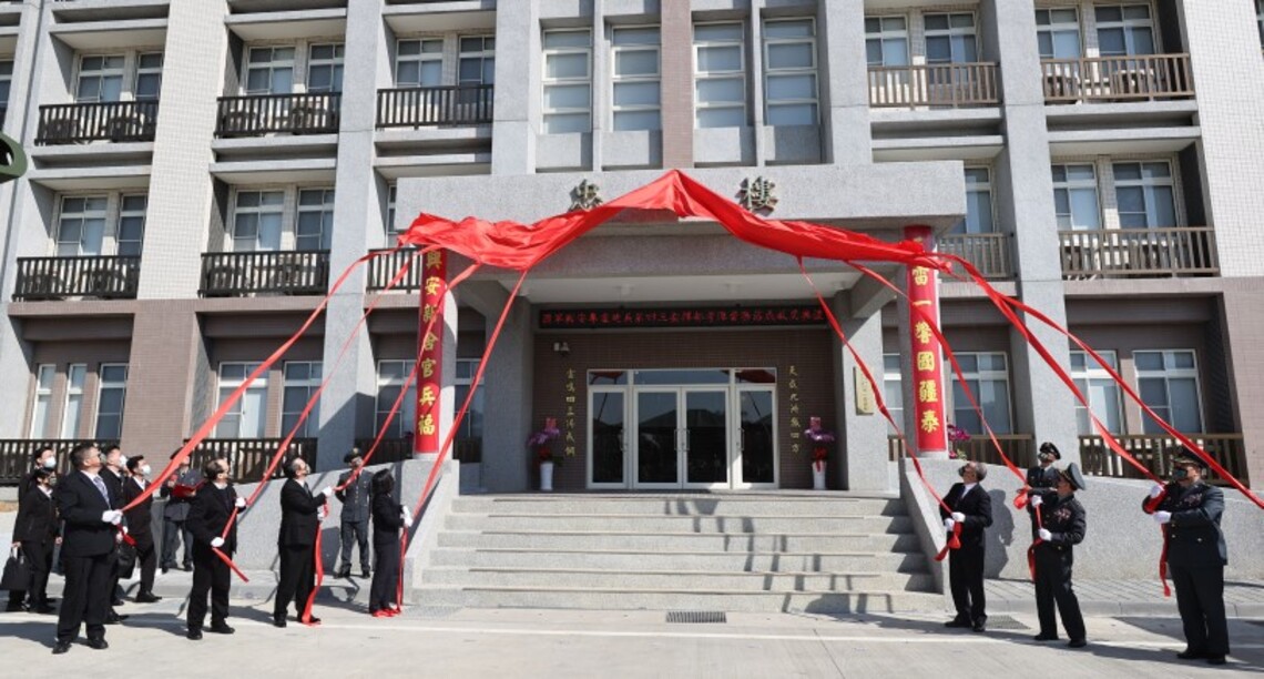 蔡總統主持國軍「興安專案」43砲指部考潭營區落成