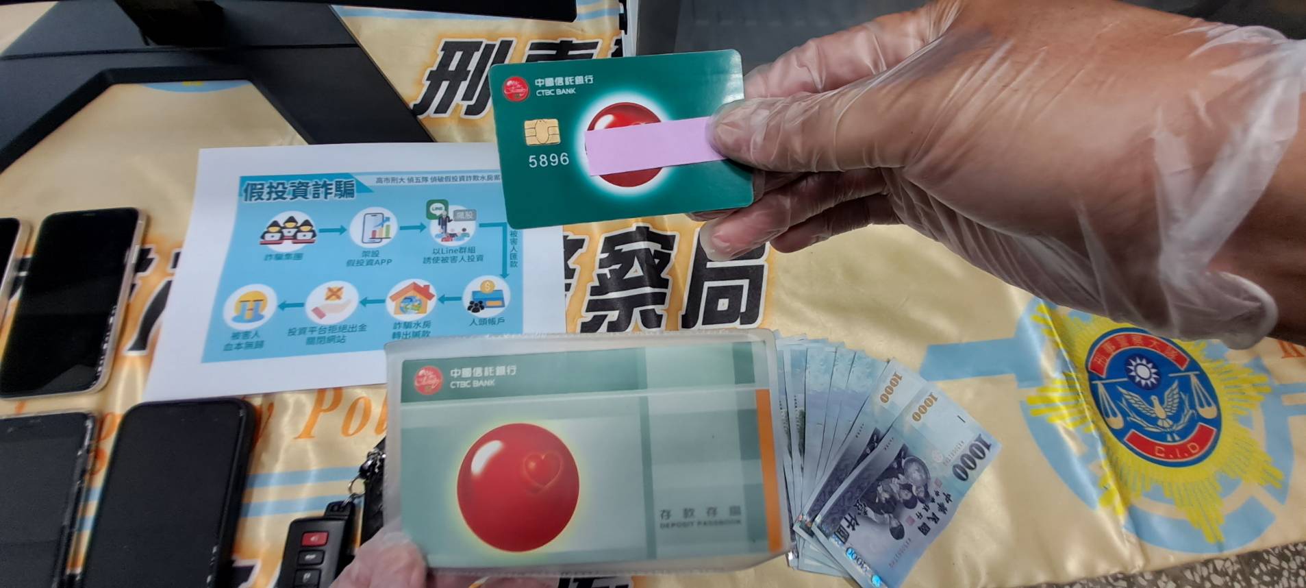 高市刑大破獲以假投資為餌誆騙國人